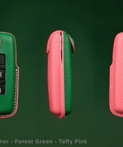 Elevate your everyday driving style with a custom Land Rover key fob cover handmade from premium leather. Precisely tailored for model remotes like Range Rover, Range Rover Sport, Discovery, Defender and more.