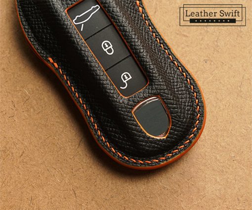 Porsche Leather Key Fob Case Cover - Premium Quality, Durable Protection for Porsche Keys