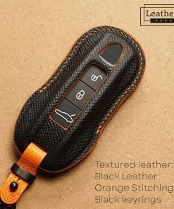 Porsche Leather Key Fob Case Cover - Premium Quality, Durable Protection for Porsche Keys