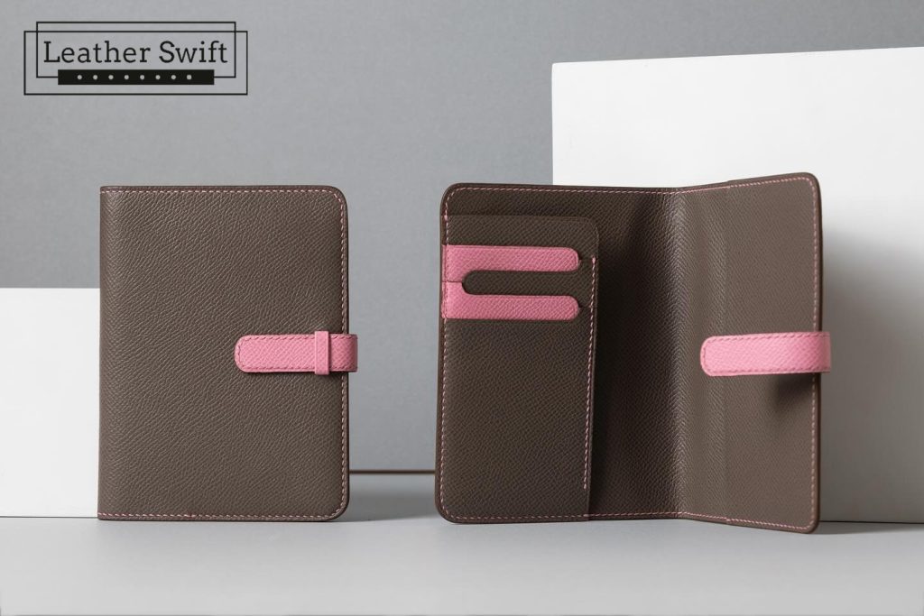 Leather Passport Case Cover with ID Card Slots and RFID Blocking - Travel Wallet by LeatherSwift