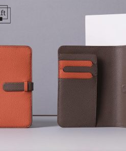 Leather Passport Case Cover with ID Card Slots and RFID Blocking - Travel Wallet by LeatherSwift