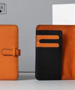 Leather Passport Case Cover with ID Card Slots and RFID Blocking - Travel Wallet by LeatherSwift