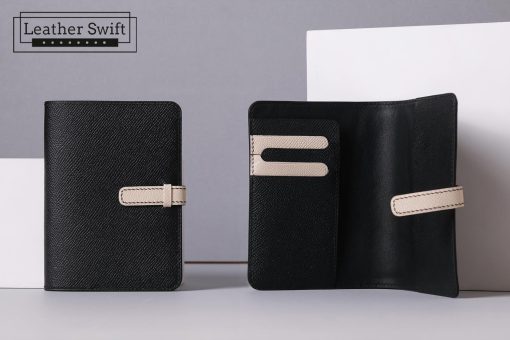 Leather Passport Case Cover with ID Card Slots and RFID Blocking - Travel Wallet by LeatherSwift