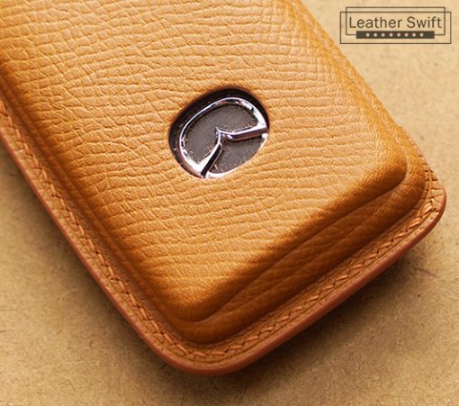 Leather case cover designed for Mazda remote fob