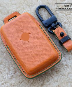 Custom Leather Case Cover for Polestar 4 Key Fob Remote | Polestar 4 Key Cover