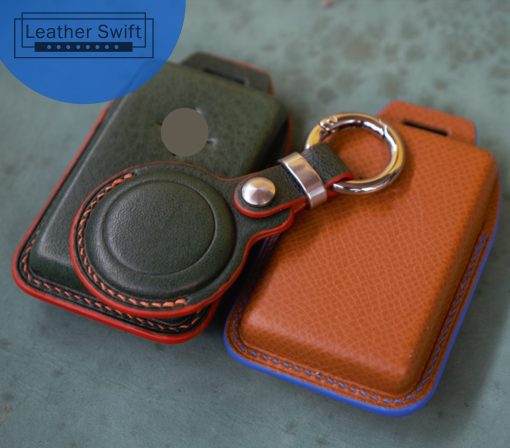 Polestar 3 Leather Case Cover | Leather Keychain | Polestar 3 Fob Remote Key Shell - Image 2