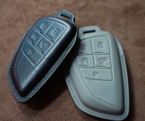 Black leather case cover and Gray leather case cover